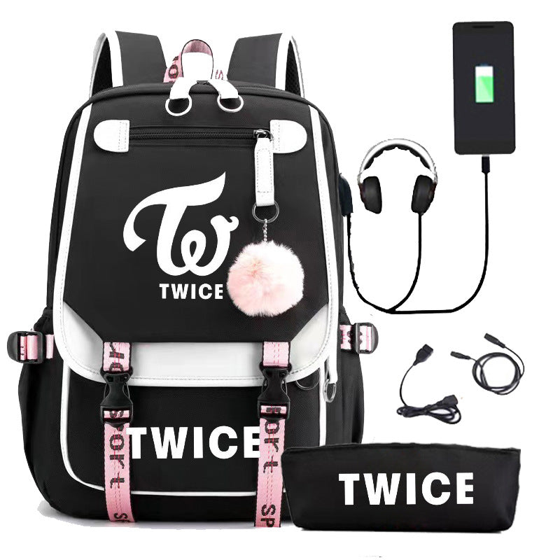 Attractive Yu Sun Rechargeable Pencil Korean Backpacks