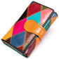 Women's Real Leather Stitching Personalized Minority Long Ladies Wallets