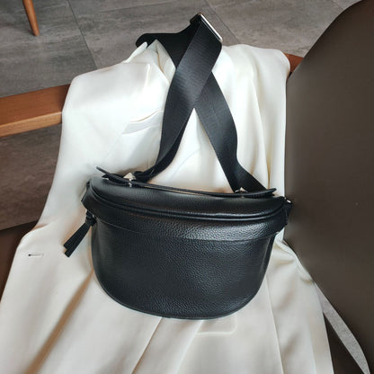 Women's Disco Trendy Large Capacity Soft Leather Waist Packs