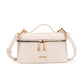 Women's High Quality Stone Pattern Box Double Pull Head Crossbody Bags