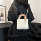 Women's Rhombus Texture Diana Korean Fashion Simple Shoulder Bags