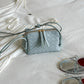 Women's Macaron Color Series Soft Woven Niche Shoulder Bags