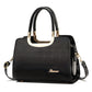 Women's Bright Leather Large Capacity Commuter Fashion Handbags