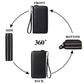 Women's Layer Cowhide Double Zip Clutch Trendy Ladies Wallets