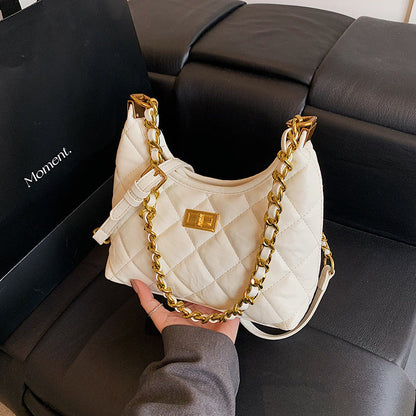 Women's Design Fashion Diamond Style Chain Commuter Armpit Bags