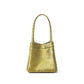 Women's Chinese Style Tip Leather Satin Large Shoulder Bags