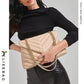 Women's Commuter Soft Metal Chain Embroidered Versatile Crossbody Bags