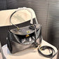 Women's Genuine Leather High-grade Underarm Commuter Kelly Crossbody Bags