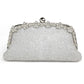 Women's Holding Dinner Flower Decorations Banquet Clutch Evening Bags