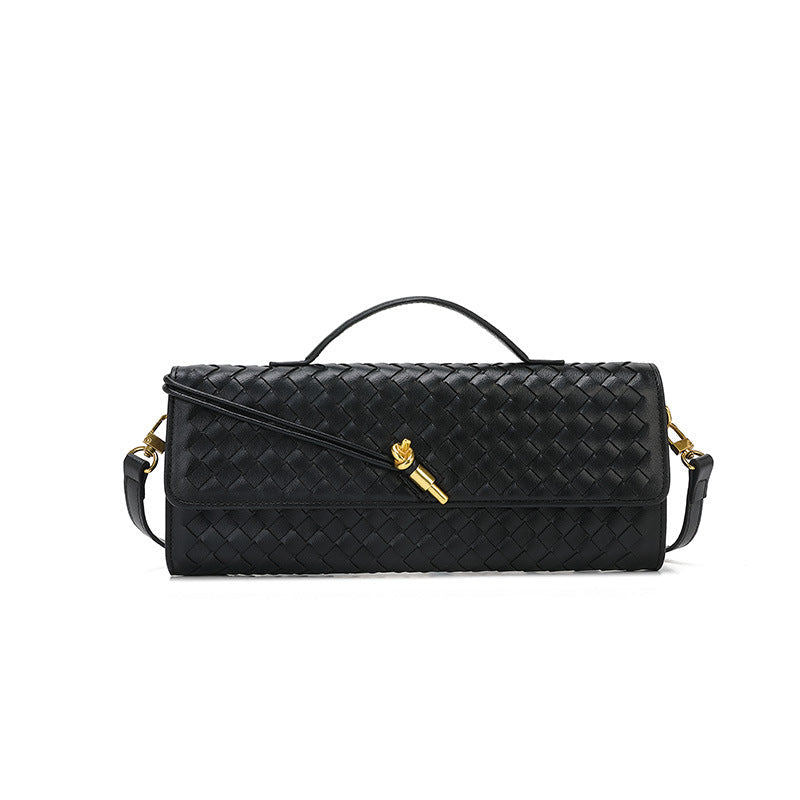 Women's French Stick File Horizontal Hand Autumn Woven Crossbody Bags