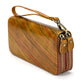 Men's Crazy Horse Leather Long Real Zipper Cowhide Men's Wallets