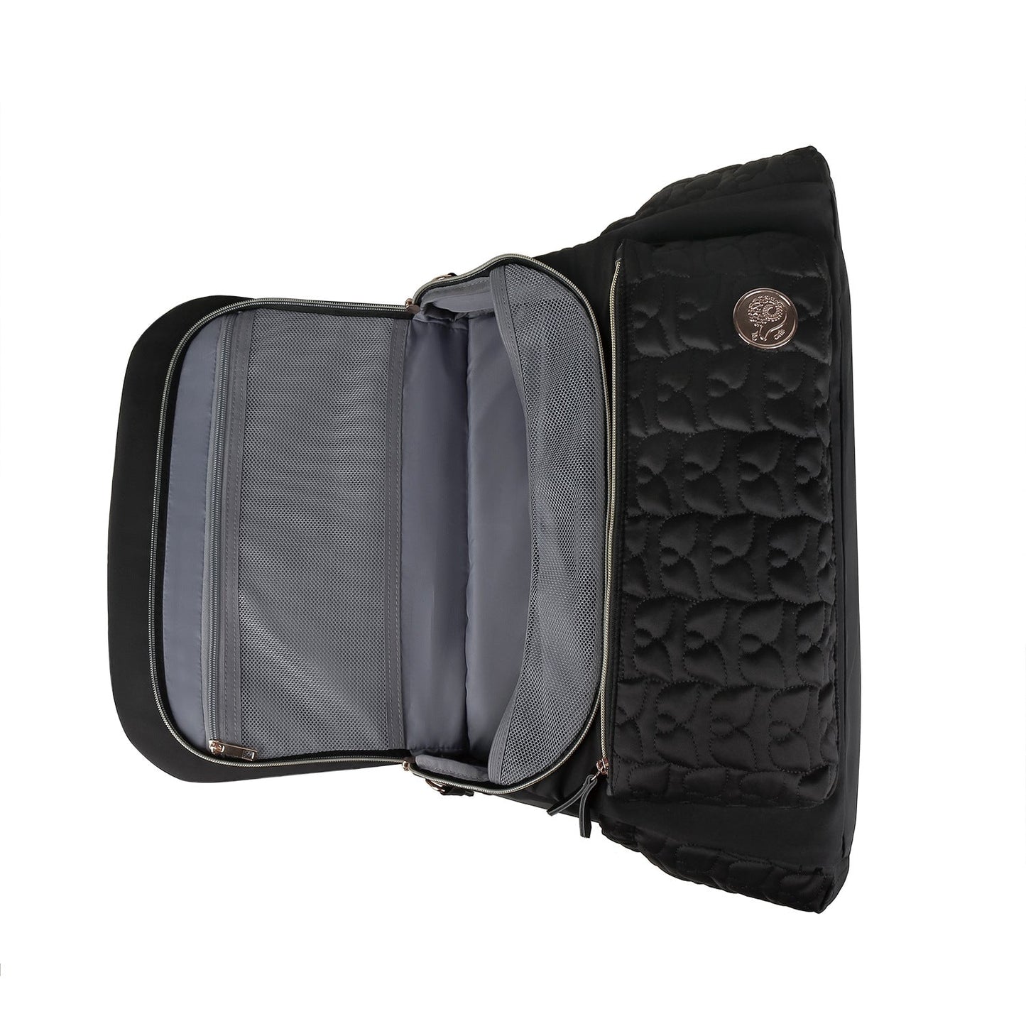 Quilted Embroidered Mummy Multifunctional Mom Detachable Strap Bags