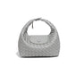 Women's Dragon Inlaid Woven Portable Selenodont Dumpling Armpit Bags