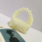 Hand-woven Dinner Beaded Large Beads Pearl Handbags