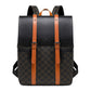 French Male Leather Large Capacity Trendy Wild Leisure Backpacks