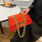 Women's Chain Retro Crocodile Pattern Trendy Bags