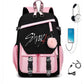 Combination Peripheral Korean Style Charging Large Backpacks