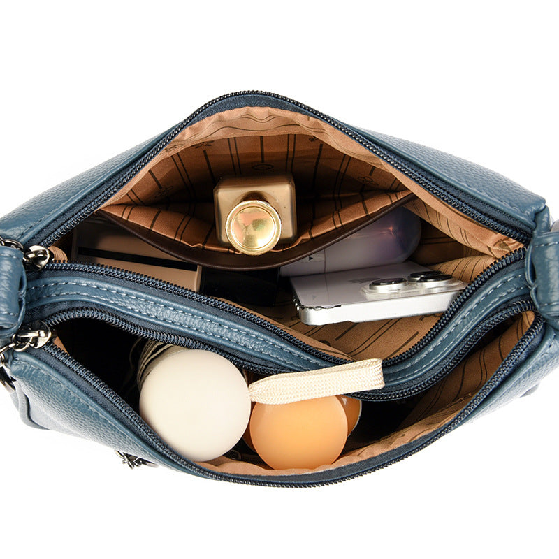 Women's High-grade Soft Leather Underarm Versatile Large Crossbody Bags