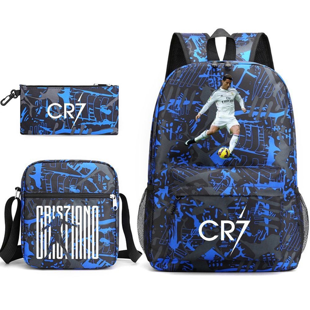 Pencil Three-piece Canvas Large Capacity Leisure Shoulder Bags