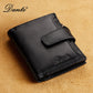 Men's Genuine Leather First Layer Cowhide Swiping Men's Wallets