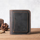 Women's & Men's & Leather Crazy Horse Handmade Retro Card Holder