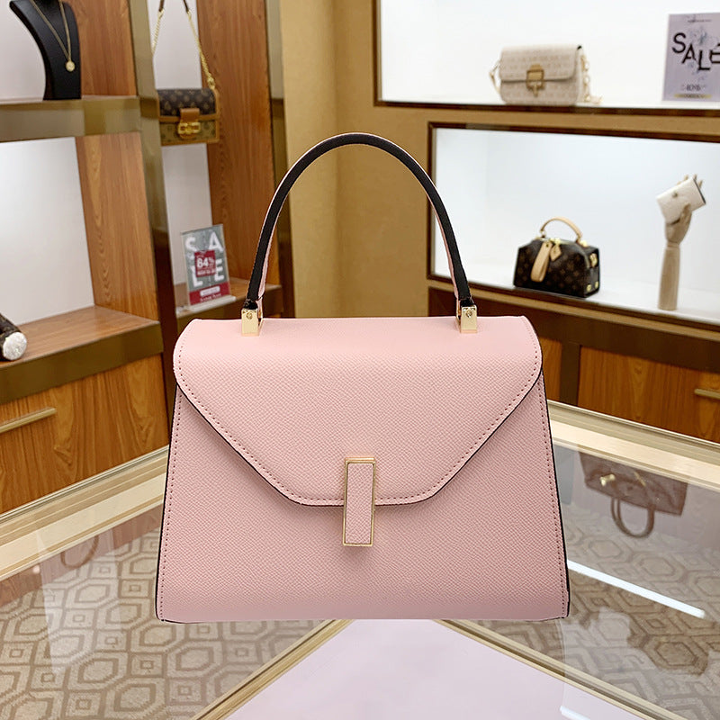 Women's Kelly Design Fashion Simple Latch Portable Bags