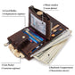 Men's Paul First Layer Cowhide Multiple Slots Genuine Leather Men's Wallets