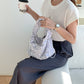 Portable Sequin Female Niche Shiny Drawstring Hand Carrying Handbags