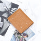 Women's First Layer Cowhide Elephant Pattern Short Ladies Wallets