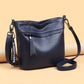 Women's Fashionable Korean Style Soft Leather Large Capacity Crossbody Bags