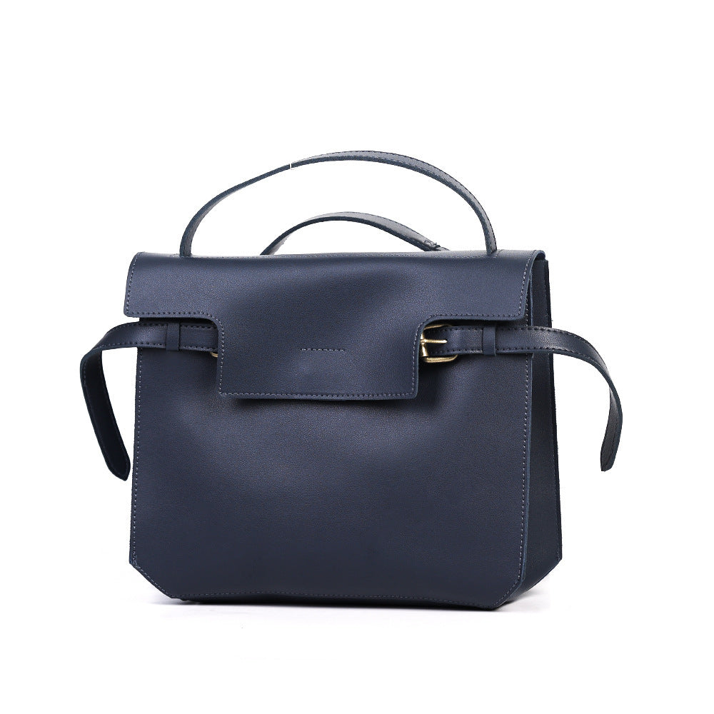 Women's & Men's & Ribbon One Retro Leather Solid Men's Messenger Bags