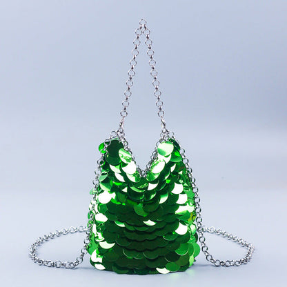 Popular Sequin Mobile Niche Fairy Shiny Bright Small Square Bags