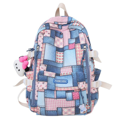 Women's & Men's & High College Simple Large Capacity Backpacks