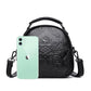 Women's Trendy Round Embossed Mom Euros Shoulder Bags