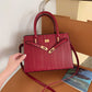 Women's Hand Holding Large Capacity Red Bridal Handbags