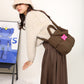 Women's Large Capacity Commuter Quilted Down Underarm Crossbody Bags