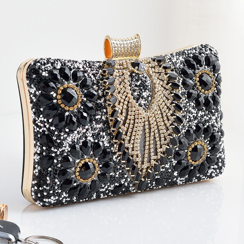 Dinner Party With Diamonds Rhinestone Dress Garment Evening Bags