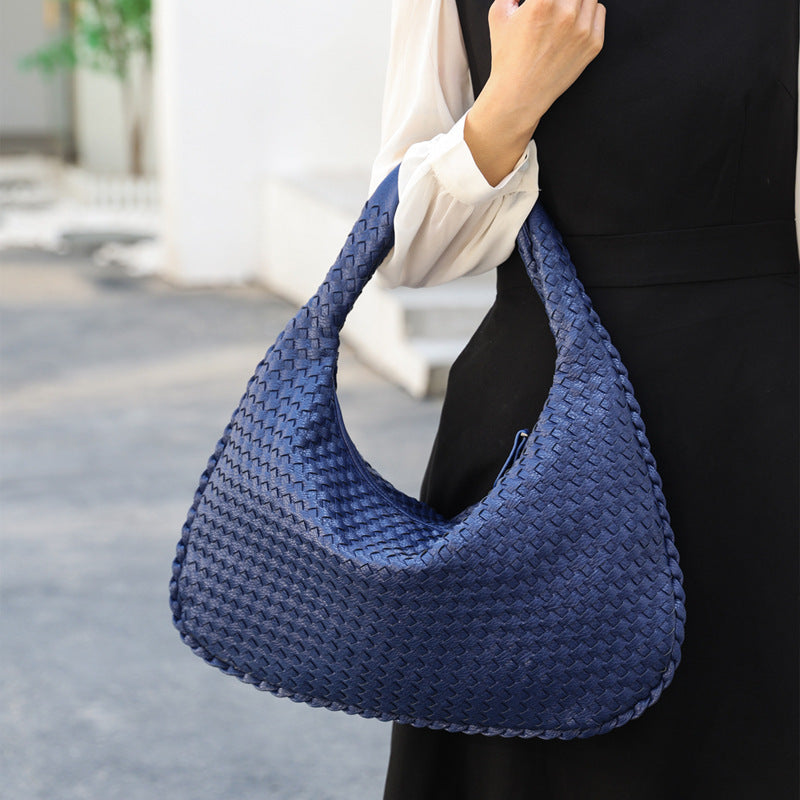 Women's French Hand-woven Underarm Niche Texture Portable Shoulder Bags