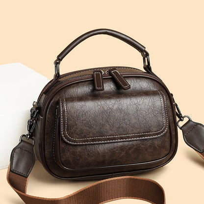 Women's High-grade Soft Leather Fashion Simple Trend Crossbody Bags