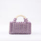 Waxberry Ball Pearl Dinner Dress Hand-woven Design Handbags