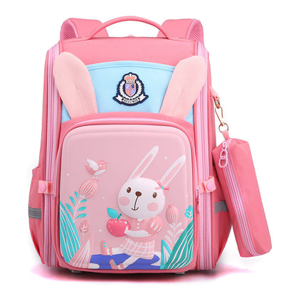 Male Burden Reduction Spine Protection Cartoon Space Elementary School Students' Schoolbags