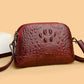 Women's Fashion Crocodile Pattern Shell Large Capacity Handbags