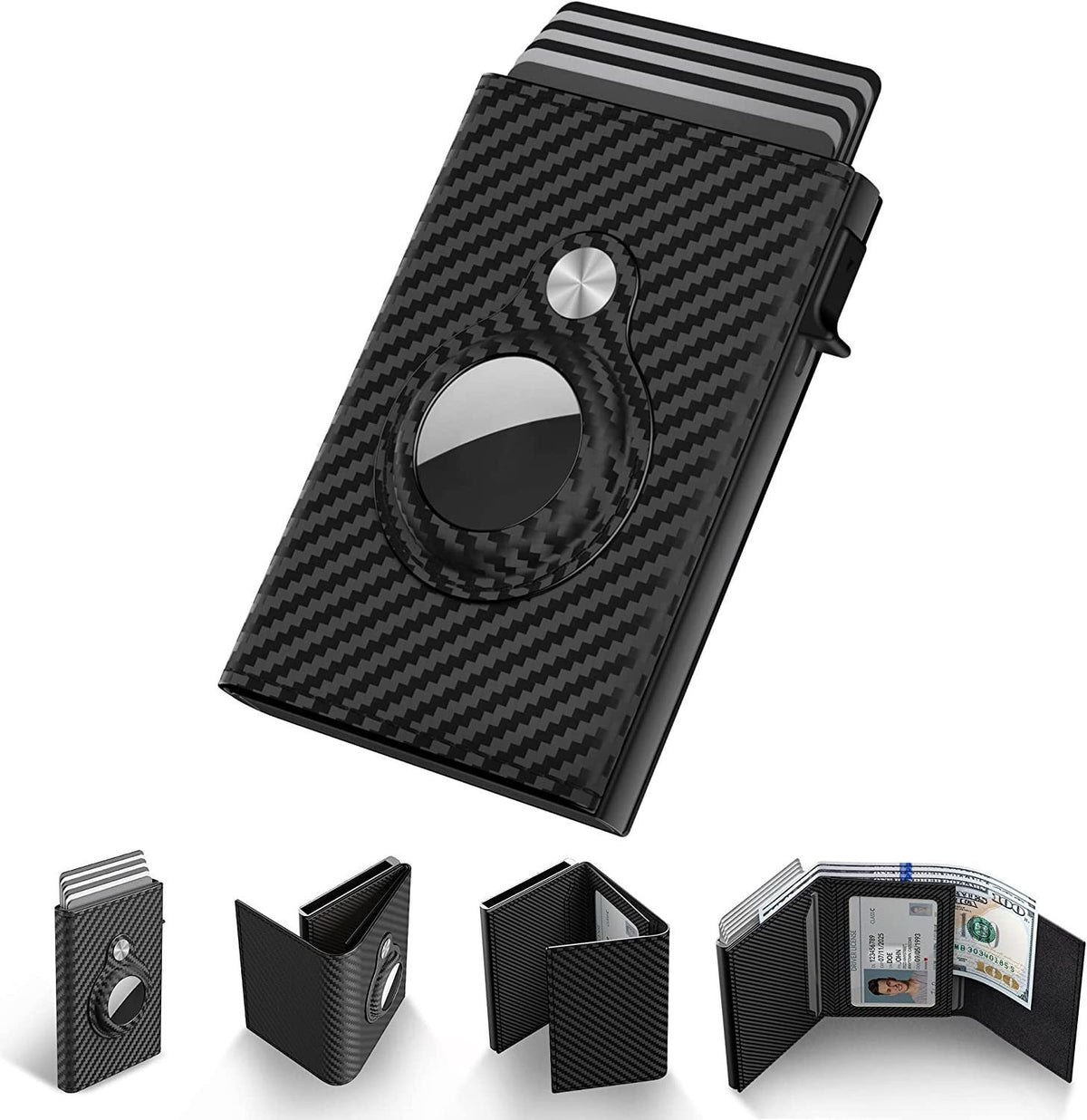 Men's Graceful Pretty Metal Aluminum Alloy Card Holder