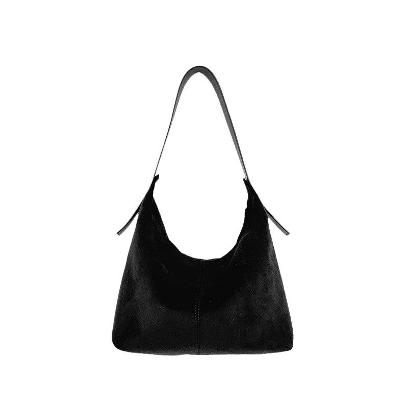 Women's Niche Vintage Leopard Print Canvas Large Shoulder Bags