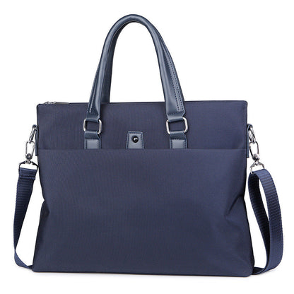 Men's Portable Horizontal Oxford Cloth Trendy Large Men's Briefcases