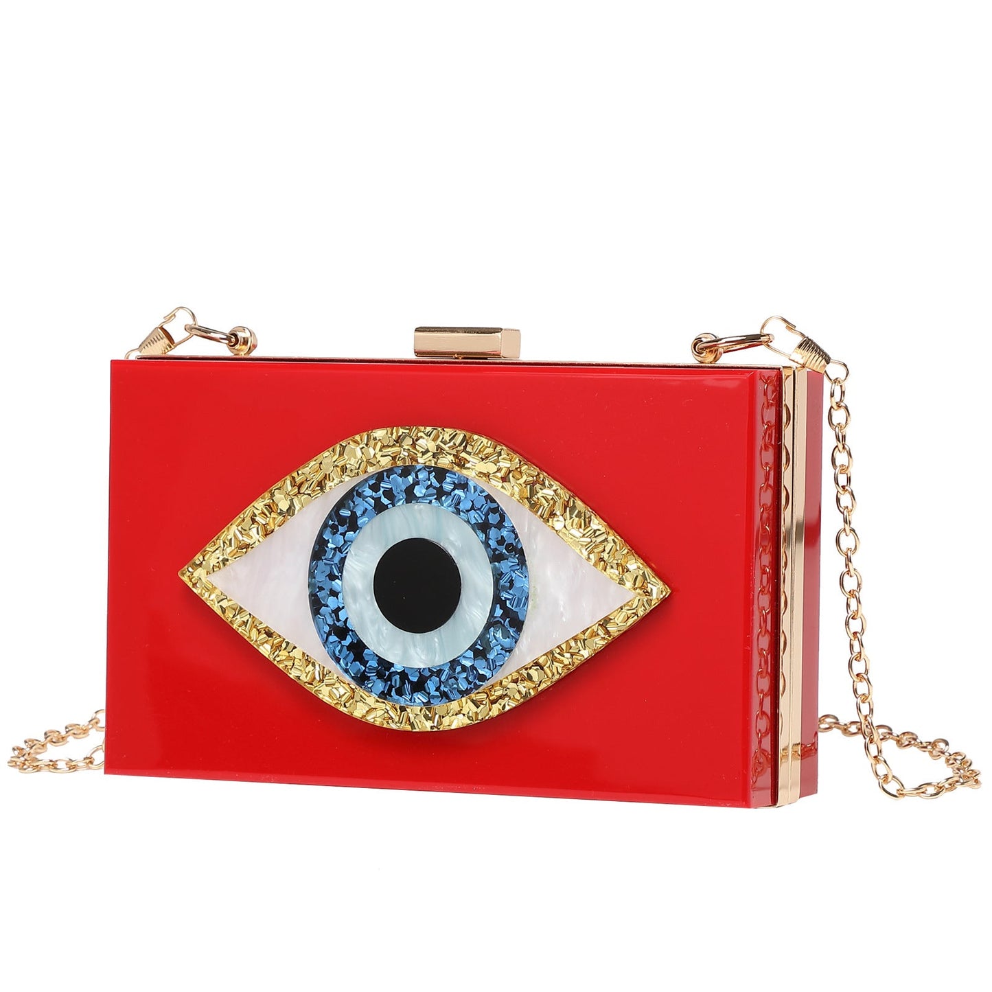 Creative Women's Dinner Glasses Acrylic Chain Handbags