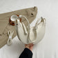 French Moon Light Luxury Underarm Stitching Shoulder Bags