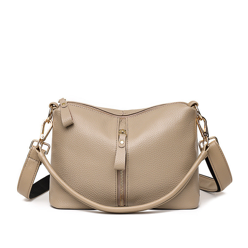 Women's Leather Large Capacity First Layer Cowhide Crossbody Bags
