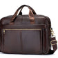 Men's Business Computer Top Layer Leather Bags