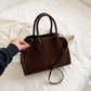 Bolsos de Mano Franceses de Gamuza de Gran Capacidad de Lujo Ligero